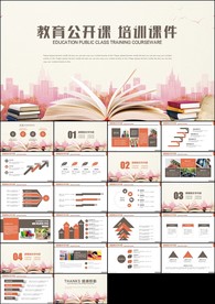 清新时尚教育培训教学设计公开课