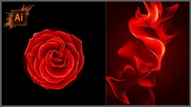 矢量红玫瑰
