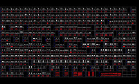 中式家具CAD图块图库