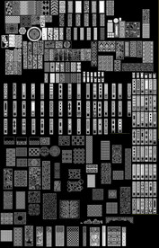 中式雕花图案图库