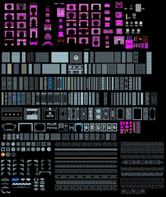 中式精品cad图库