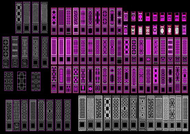 中式木制屏风隔断图库