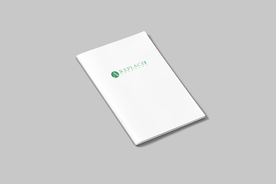 空白画册封面样机