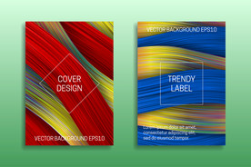 炫彩质感背景海报