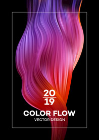 质感商业炫彩潮玩几何图形质感背