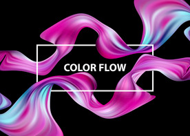 炫彩商业不规则图形票台质感背景