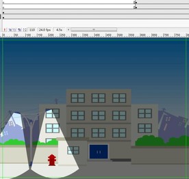 夜晚灯光变亮动画6秒