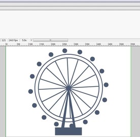 摩天轮卡通动画转动6秒