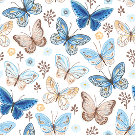 蝴蝶AI矢量图图片