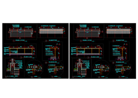 景观廊架施工图