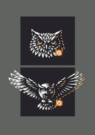 矢量猫头鹰时尚设计