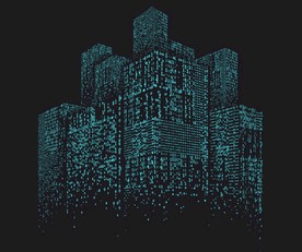 数字建筑矢量素材