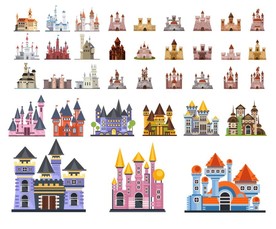 矢量欧美童话城堡系列