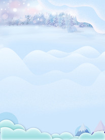 雪景背景