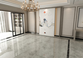 3D室内空景渲染效果图 俯视图