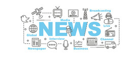 新闻概念线条图标