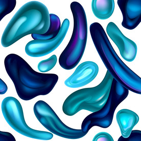 炫彩不规则几何图形海报图案