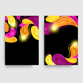 炫彩商业不规则图形海报背景