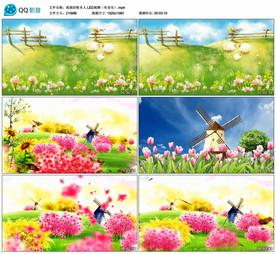 孤独的牧羊人 舞台背景视频素材