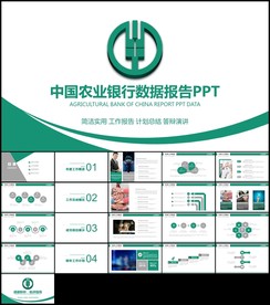 中国农业银行工作总结汇报PPT