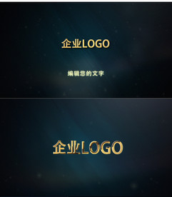 金属质感LOGO片头AE模板