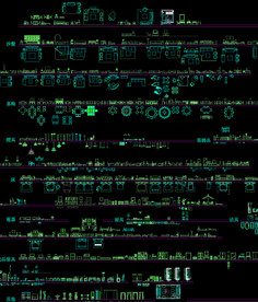 CAD家具平面素材
