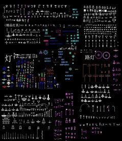 CAD灯具图库