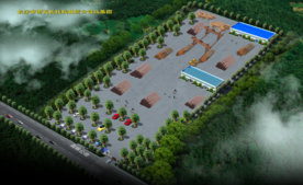 钢架租赁厂园林规划图