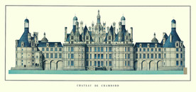 欧洲欧式古典建筑手绘建筑装饰画