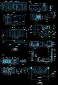 男宾桑拿湿区立面图纸