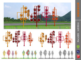 公园主题景观标识07
