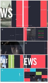 AE时尚电子相册视频动画可换图