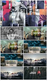 AE通用电子相册视频动画可换图