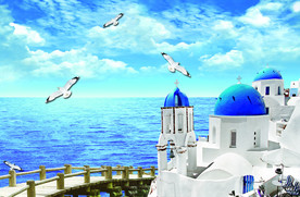 爱情海背景墙墙砖