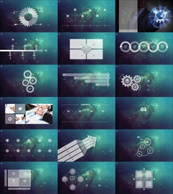 通用简约时尚杂志风PPT模板