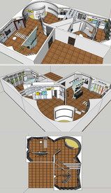 安全教育展厅草图大师SU模型