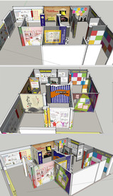 普法教育展厅草图大师SU模型