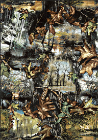 树林 四方连续 森林 印花