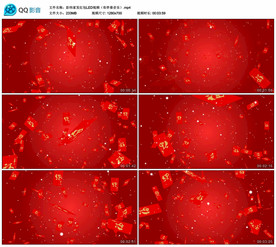 发红包 舞台大屏幕背景视频素材