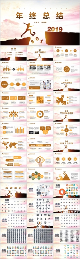 跨越工作总结年终总结述职PPT