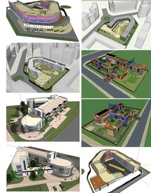 幼儿园建筑设计模型