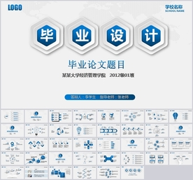 毕业论文答辩设计PPT模板