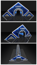 科技门头效果图