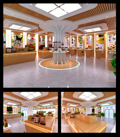 展厅效果图图片