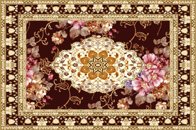 大型红金欧式地毯 现代地毯图案