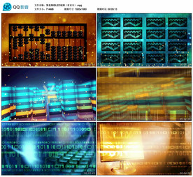 算盘舞蹈 舞台大屏背景视频素材