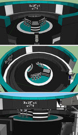 直播室演播室舞台草图SU模型