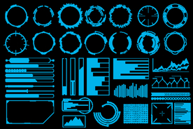 数据图表分析AI矢量素材