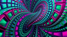 高清旋转炫酷动感华丽多彩发散