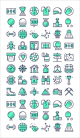 超多通用科技图标icons打包